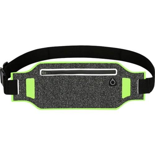 Sports ultra thin Womens waist bag invisible breathable belly bag waterproof running men bum bag Fitness casual phone bag belt