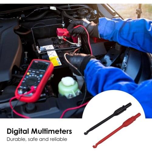 Heavy Duty Puncture Probe Wire-Piercing Test Clips Automotive Test Lead Kit Auto Diagnostic Tester Car Repairing Multimeter Tool