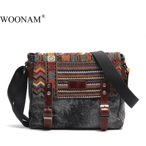 Мужские текстильные сумки WOONAM China At AliExpress