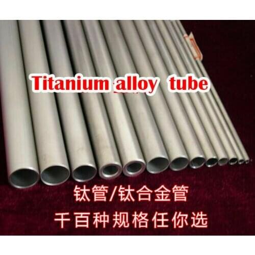 2pcs Titanium Tube 28mm (OD) X 26mm (ID) Seamless Round Metal Tubing 50CM(L)