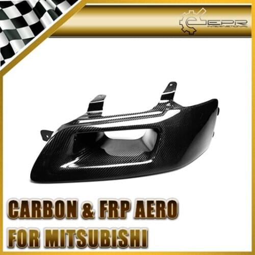 Car-styling For Mitsubishi Evolution EVO 7 8 9 Carbon Fiber Vented Headlight Air Duct LHS