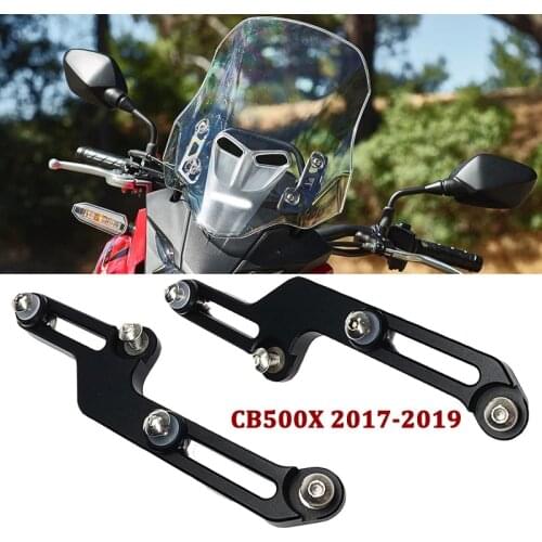 CB500X 2017-2021 Windscreen Adjusters Motorcycle CNC Windshield Bracket fits for HONDA CB500 X CB 500X 2017 2018 2019 2020 2021
