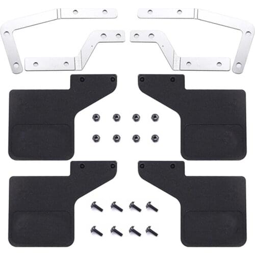 For MN D90 D91 D99S MN99S 1/12 RC Car Upgrade Parts Rubber Front and Rear Fenders Mud Flaps Accessories