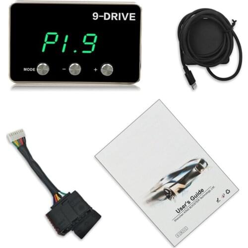 Electronic Throttle Controller 9 MODE Pedal Accelerator Fuel-Efficient for Jeep Wrangler JK Dodge Challenger RAM 1500