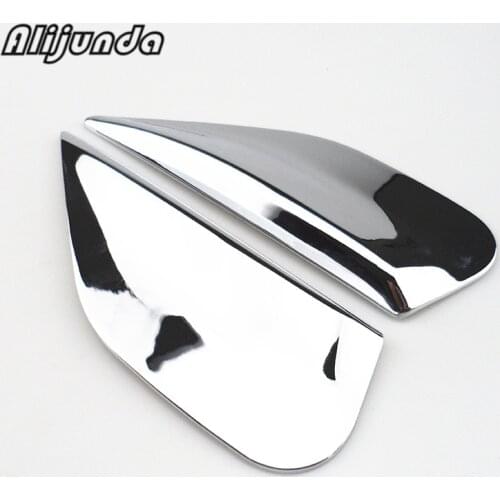 Chrome Rear Window Triangle Trim Mold Outside fit for Buick Encore OPEL VAUXHALL MOKKA 2013 2014 per 2015 Chrome 2 pieces set