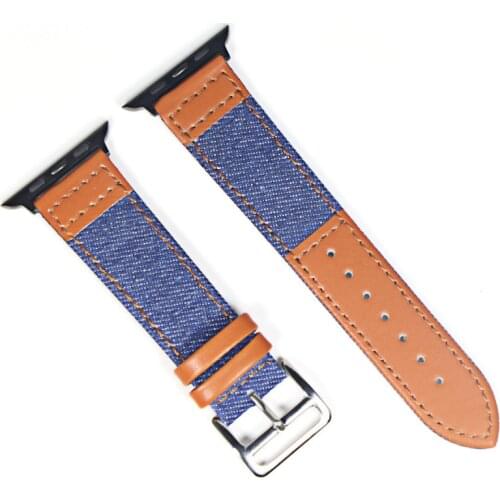 High quality Leather loop for iWatch 40mm 44mm Sports Strap Single Tour band for Apple watch 42mm 38mm Series 1 2 3 4 5