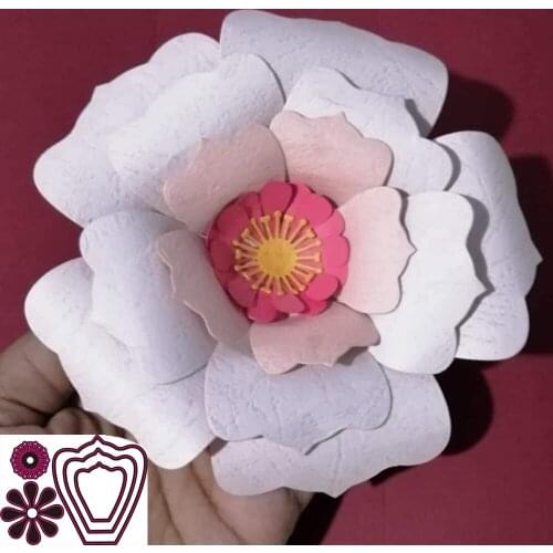 Flower Metal Die Cutting Dies For DIY fustelle metalliche per Scrapbooking Decor 3D Beautiful Embossing cutting dies new