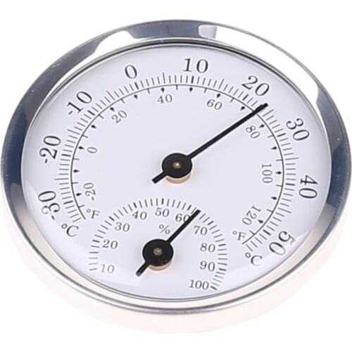 Wall Mounted Temperature Humidity Meter Thermometer & Hygrometer For Sauna Room Household