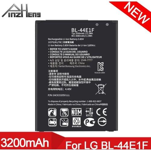 PINZHENG BL-44E1F 3200 mAh Mobile Phone Battery For LG V20 VS995 US996 LS997 H990DS H910 H918 Replacement Bateria