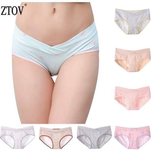 ZTOV 1 Pcs Cotton Pregnancy Underwear Maternity Panties for Pregnant Women Pregnancy Briefs Intimates Clothing Shorts XXL