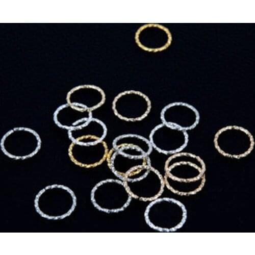 10/20pcs Hair Golden/ Silver Braiders Dreadlock Beads Cuffs Rings Tube Accessories Hoop Circle Inner Hole 1.5*15mm