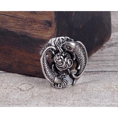 10PCS 30MM Antique Silver Western Carp Fish Saddle HandCraft Conchos Screw Back