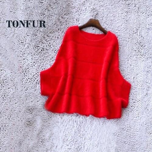 100% Genuine Mink Cashmere Pullovers Women Top Quality Factory OEM Outlet Wholsale Retail Real Mink Cashmere Sweaters DFP897