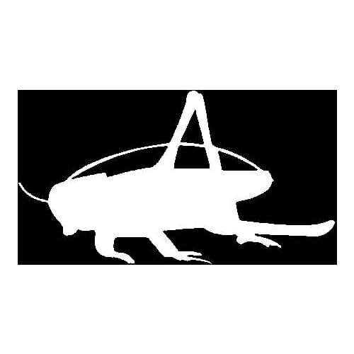 14.4CM*7.8CM Interesting Beautiful Cute Bug Minimalist Nifty Vinyl Decal Dazzling Car Sticker Black/Silver C19-1365