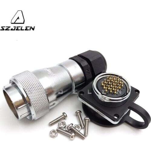 SZJELEN WF28 series 24 pin Waterproof connector, electrical plug waterproof connectors air plug connector cable plug socket