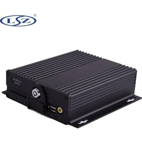 4Channels 1.0MP AHD 720P GPS WIFI Dual SD Card Mobile DVR for School Bus Taxi Truck Trailer Car
