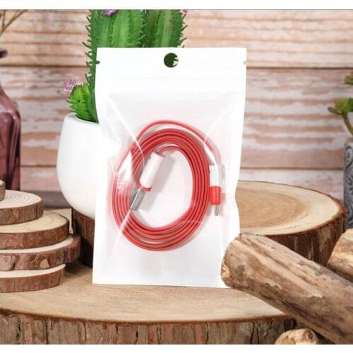 7.5*12cm Clear + white pearl Plastic Poly OPP packing zipper Zip lock Retail Packages PVC bag for Case for iphone 6 6s plus