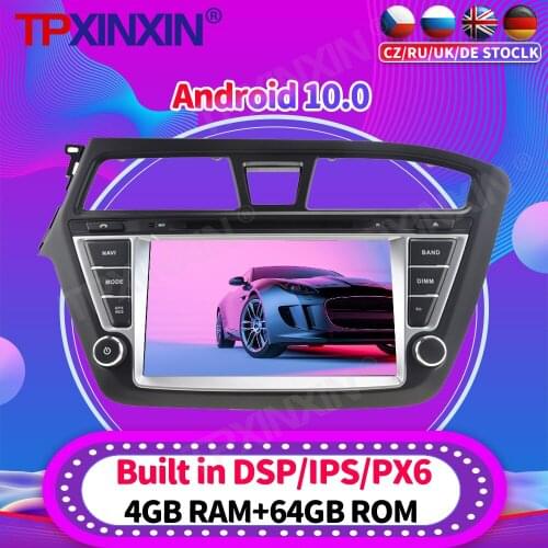 Android 10 For HYUNDAI I20 2014 2015 - 2017Car Radio Multimedia Video Player Navigation Stereo GPS Accessories Auto 2din no dvd