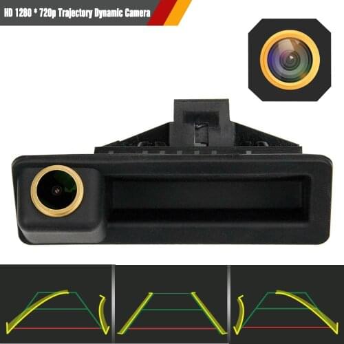 Misayaee Golden HD Car CCD Rear View Camera Dynamic Guide for BMW E60 E61 E70 E71 E72 E82 E83 E88 E84 E90 E91 E92 E93 X1 X3 X5