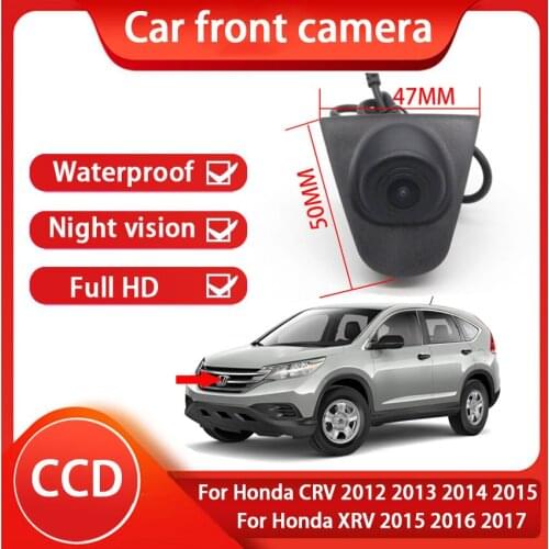 Car Special Front Full HD Camera For Honda CRV 2012 2013 2014 2015 XRV 2015 2016 2017 high quality Waterproof Night vision CCD