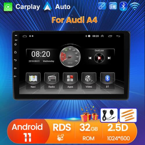 Autoradio GPS Navigation Android Multimedia video player For Audi A4 B6 B7 S4 B7 B6 RS4 B7 2002-2008 camera carplay WIFI