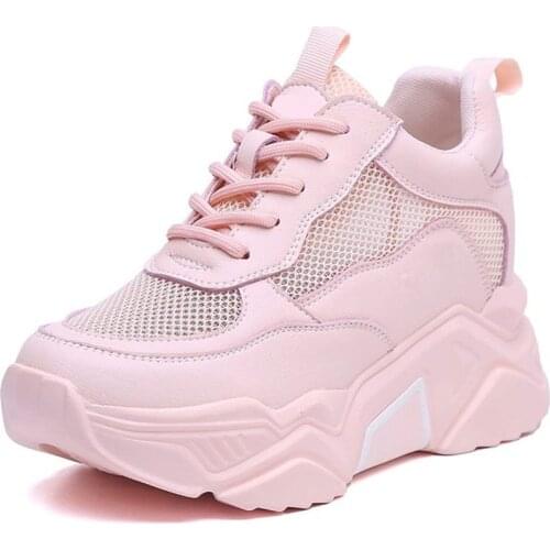 Sandals Womens Summer Cow Leather Ankle Boots Platform Wedge High Heels Height Increasing Lace Up Casual Shoes Beach Party