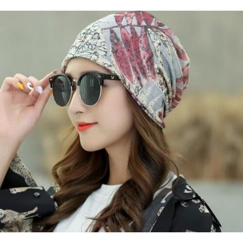 Hat Female Sets Of Heads Breathable Chemotherapy Caps Female Thin Bald Head Caps Wild Headscarf Air Conditioning Caps