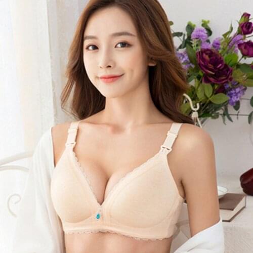 Cotton Maternity Nursing Bras Lacation Mother Breastfeeding Underwear Clothes for Pregnant Women Pregnancy Breast Feeding Wear