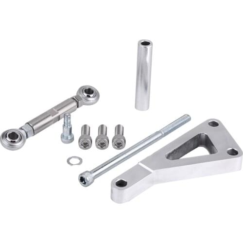 Polished Aluminum Alternator Bracket Kit Water Pump Lwp Bracket Set For Chevy SBC 350