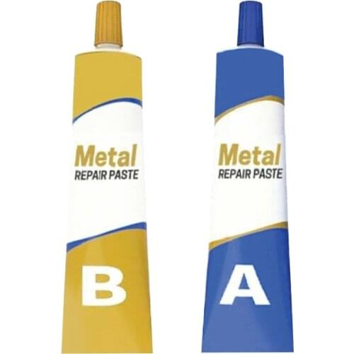 50g A+B Metal Repairing Adhesive Super Glue Iron Steel Auto Radiator Water Tank Special Leakage Plugging Welding Strong Glue