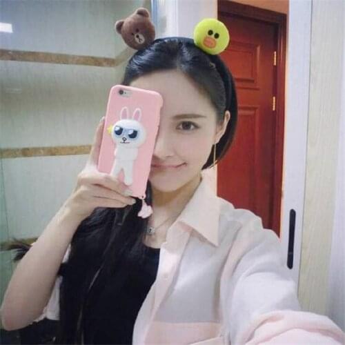 Lovely Cartoon Bear Duck Hairband For Kids Cute Girls Headwear Headband Little Chick Hair Accessories For Women Party Hair Band