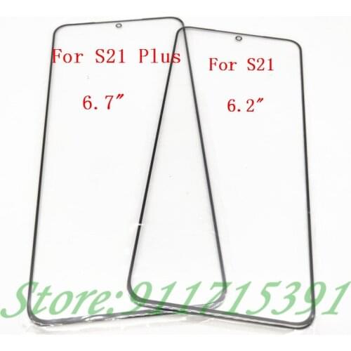 Outer Screen For Samsung Galaxy S21 5G G990F/DS G991 S21 Plus-G996 Front Touch Panel Display Out Glass Replace Parts