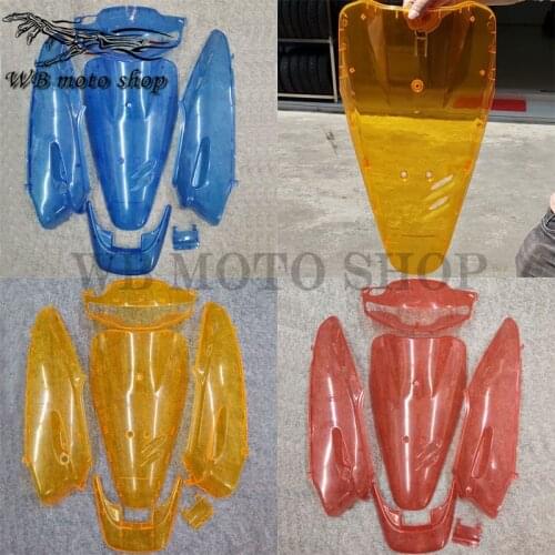 Body kit for honda DIO50 AF27 AF28 DIO racing transparent cover Plastic full fairing kit tuning upgrade outer shell modification