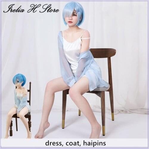 Re: Life in a different world from zero Rem Pajamas Sleepwear Summer dress female daily wear