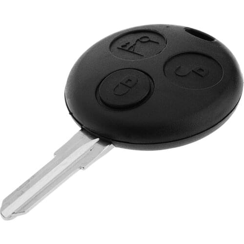 3 Button FOB Remote Key 433MHz for SMART Car Fortwo Forfour City Roadster