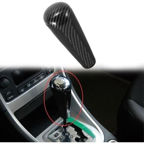Carbon Fiber AT Gear Shift Knob Shifter Lever Stick for Citroen C2 C3 for Peugeot 206 207 307 408