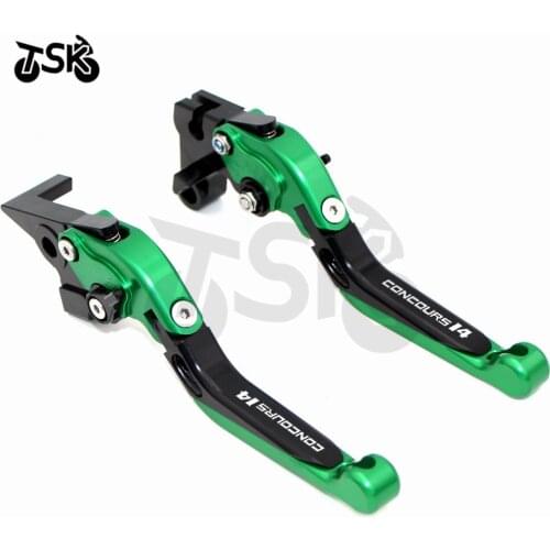 Logo(CONCOURS 14) For Kawasaki CONCOURS 14 CONCOURS14 2007-2016 CNC Motorcycle Foldable Extendable Brake Clutch Levers