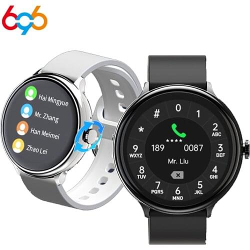 2021 New Smart Watch K50 Men Women 1.28 Full Round Touch Waterproof ECG Heart Rate Monitor Game Bluetooth For Xiaomi Apple Phone