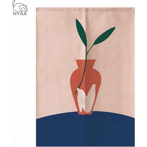 Modern Simple Door Curtain Kitchen Bedroom Toilet Curtain Partition Curtain Half Curtain Feng Shui Curtain Noren