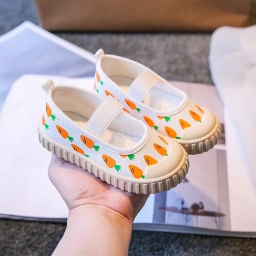 Autumn Boys Girls Canvas Shoes Infant Toddler Shoes Breathable Student Sneakers Soft Bottom Non-slip Children Kids Casual Shoes