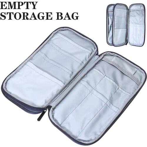 Knitting Needles Pouch Storage Bag Crochet Hook Pouch Scissor Ruler Sundries Organizer Travel Empty Pouch Organizer Storage Bag