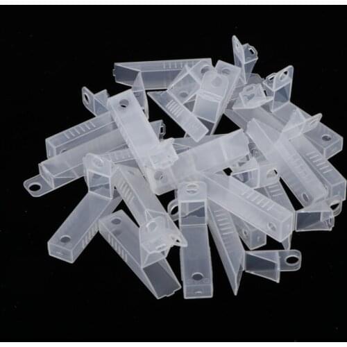 20x Transparent Plastic Blade Storage Case Small Storage Box For Home Office