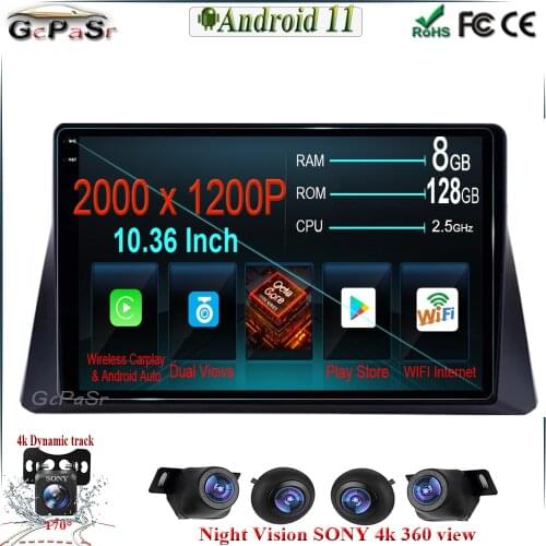 1280*720 IPS screen 360 camera For Honda Accord Crosstour 1 2009-2015 Car Radio Multimedia Video Player Navigation GPS