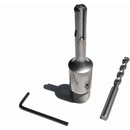 1PC 110mm extension rod adapter from M22 to SDS plus/four hollow Square shank for match electric hammer TCT tipped wall hole saw