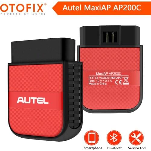 Autel OTOFIX AP200C OBD2 Scanner Wireless Bluetooth-compatible Full System Diagnostic Scan Tool 8+Services PK AP200/AP200M/H