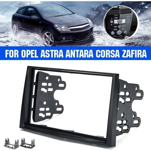 2 Din Car Radio Fascia Fascias Panel Frame CD DVD Dash Audio Cover Audio Trim For Opel For Astra Antara Corsa Zafira
