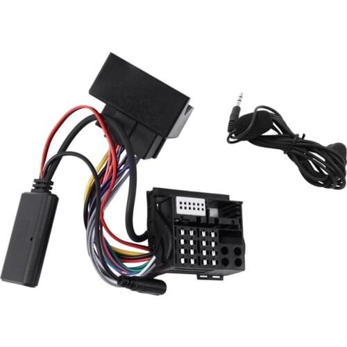 Car Radio Bluetooth Music AUX Cable Handsfree Adapter Harness Kit for BMW E60 E63 E90 E91