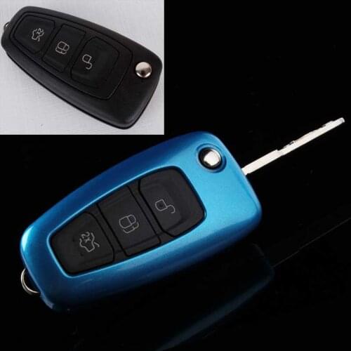 Car Styling Key Cover Case For Ford Focus 3 4 St Kuga Mondeo Mk4 Fiesta Fusion Ecosport 2012 2013 2014 2015 Abs Keychain For Car
