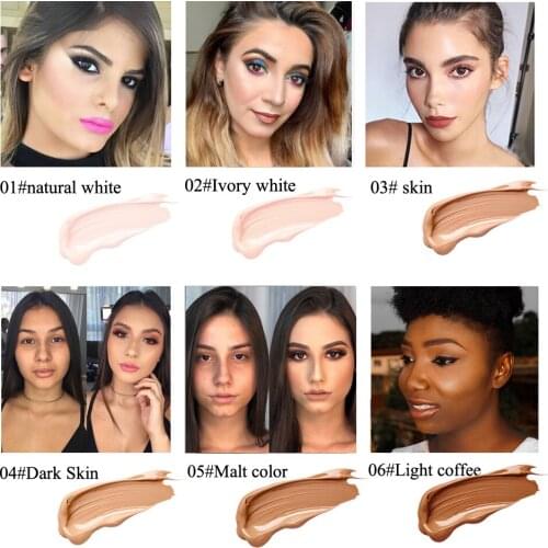 35ml Base Makeup Foundation Long-lasting Full Coverage Face Concealer Matte Cushion Liquid Foundation Korean Cosmetic makeup