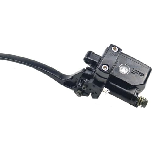 1" Handlebar Black Left Hydraulic Clutch Reservoir Master Cylinder Custom VT VN